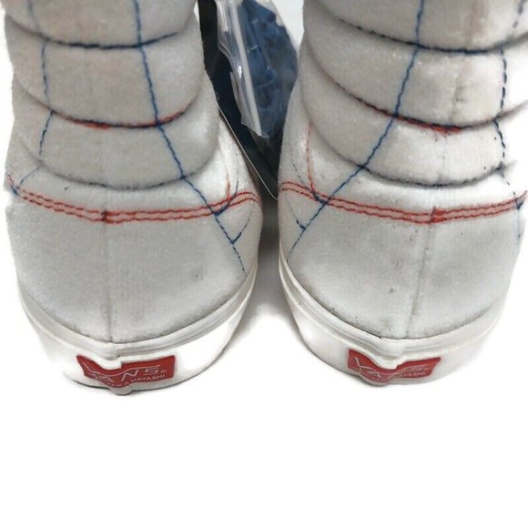 Vans Size 9.5 Hi Taka Hayashi Vault LX DIY Skateboard Shoes 721454 Marshmallow - Picture 8 of 12